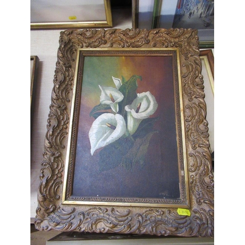 187 - A 19th century school Still Life study of flowers and foliage 14ins x 9ins