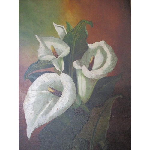 187 - A 19th century school Still Life study of flowers and foliage 14ins x 9ins