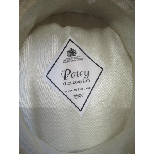 235 - Two Patey London ladies dressage riding top hats, together with a Locke & Co straw boater