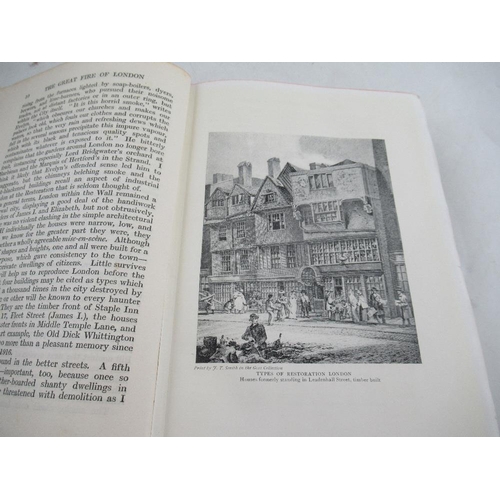 275 - Walter George Bell The Great Fire of London 1920 brown buckram 387 pp 41 illustrations, plans and dr... 