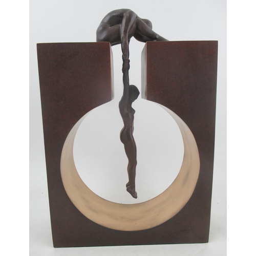 287 - Lorenzo Quinn, a limited edition bronze resin model, Gravity, with certificate, 204/495