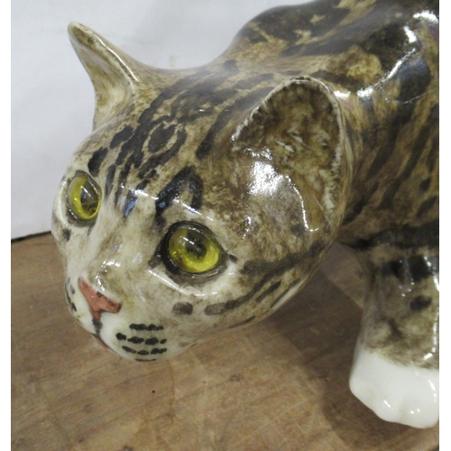 139 - A Winstanley model, of a tabby cat