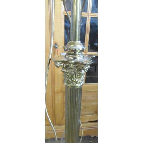 15 - A brass standard lamp