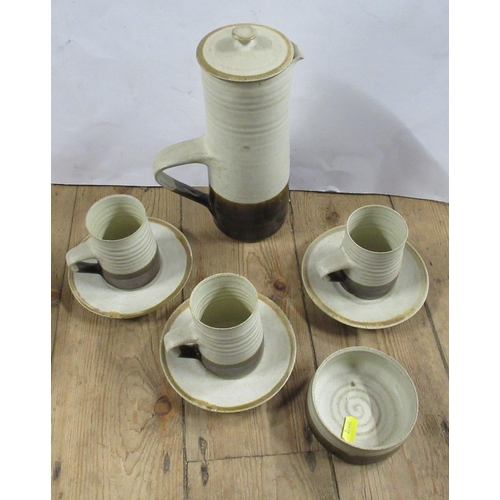 182 - Jon Cheney, a pottery coffee set