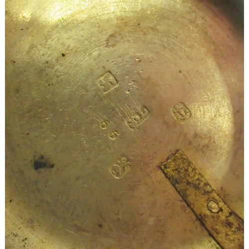 258 - A 19th century silver pair case pocket watch, with inscription for the Harvey family who sailed to B... 