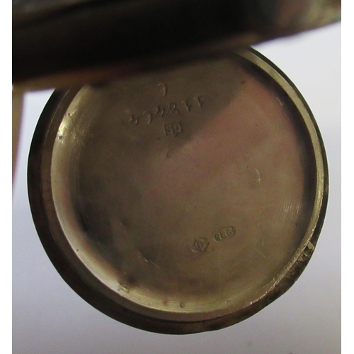 267 - A silver cased trench watch, possibly Rolex