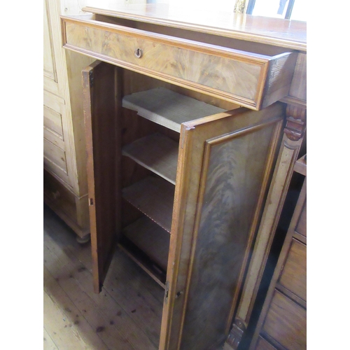 7 - A 19th century mahogany cabinet, width 38ins height 53ins