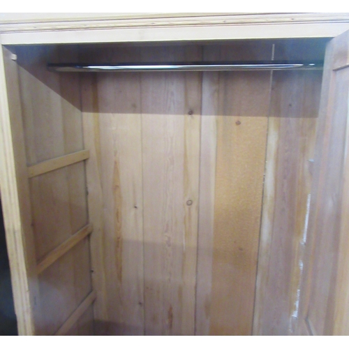 9 - A pitch pine cupboard , width 40ins, height 70ins, depth 22ins