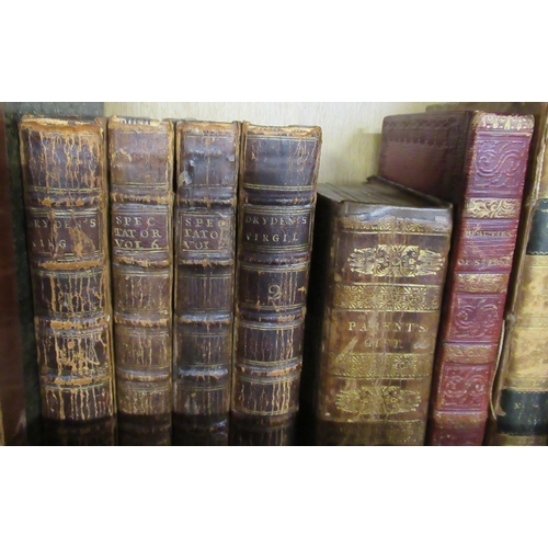 341 - A collection of leather bound books