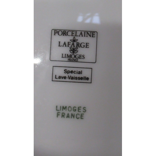 435 - A box of mixed dinnerware, to include Limoges