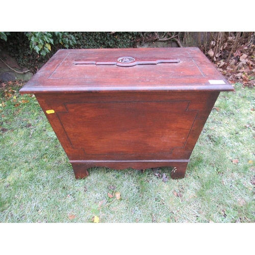 14 - A mahogany cellarette width 23ins , height 18ins