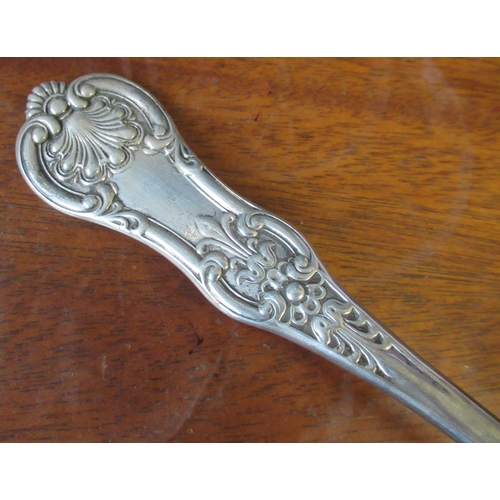 230 - A Scottish silver king’s pattern ladle, Glasgow 1838, maker JMJR, weight 10oz, length 16ins