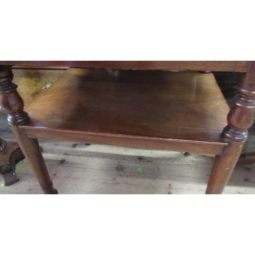 32 - A 19th century mahogany box on stand width 22ins, depth 18ins, height 31ins