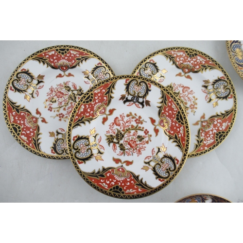 358 - A Royal Crown Derby Imari part service comprising, 6 cups, 6 saucers 6 side plates and 6 tea plates