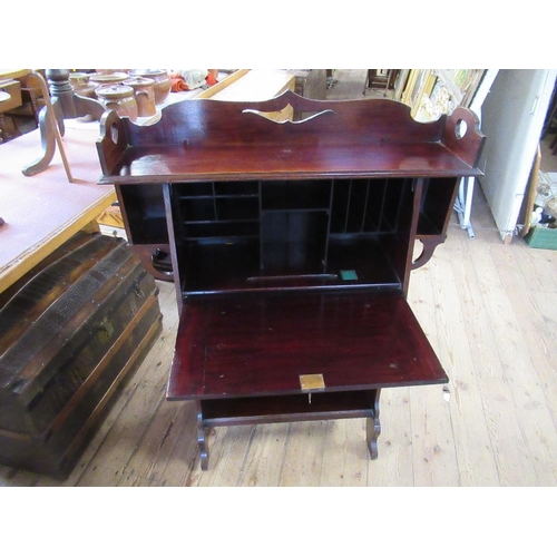 45 - A late 19th century Arts and Crafts oak Bureau in the manner of Shapland & Petter