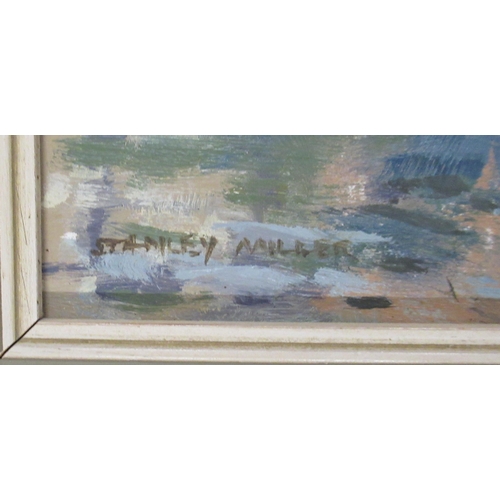 126 - Stanley Miller, oil on artist board, 7.5ins x 5ins