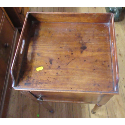 20 - A 19th century mahogany pot cupboard