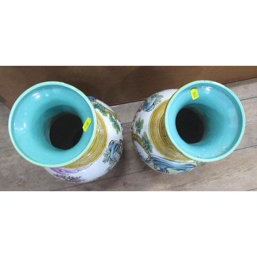 229 - A pair of Chinese pottery vases