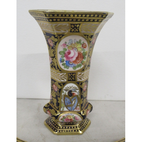 286 - A collection of porcelain, to include a pair of Limoges plates, a Staffs vase, two plates with cattl... 