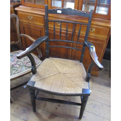 3 - A Windsor chair, together with three other chairs