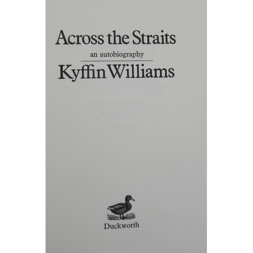 323 - Kyffin Williams, a collection of books and ephemera, to include letter from Kyffin Williams, a signe... 