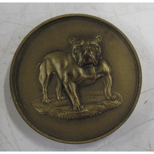 354 - A 1909 Northumberland & Durham Bull Dog Club medal