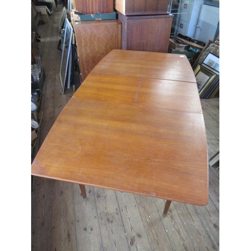 39 - A 'McIntosh Furniture' mid century extending dining table, with 31ins, maximum length 61ins