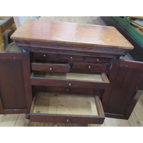 412 - A 19th century table top specimen cabinet