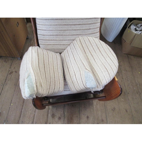 44 - A mid century G Plan armchair, with cushions, trade only