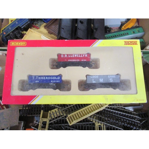 461 - Two boxes of Hornby Railway assortments to include, tenders, diesel engines  etc