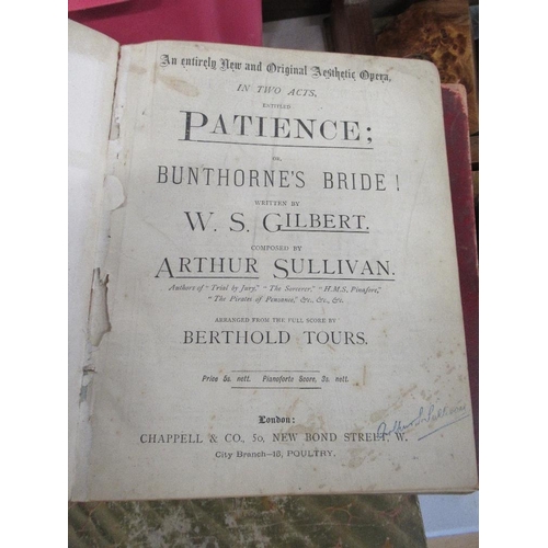 462 - A box of Gilbert and Sullivan Music Scores