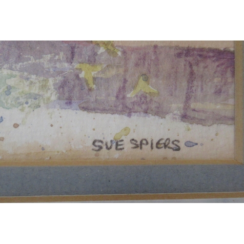 92 - Sue Spiers, two watercolours