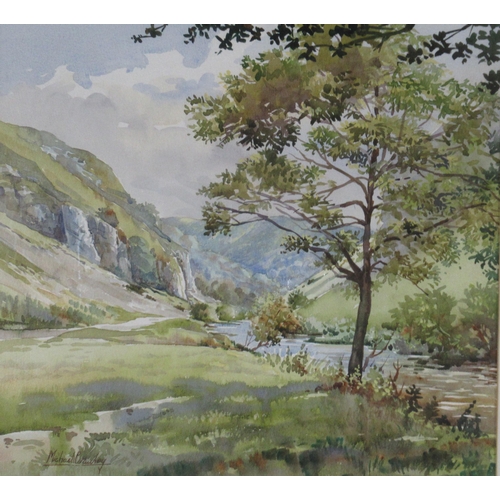 130 - A watercolour by Michael Crawley, together with a limited edition print