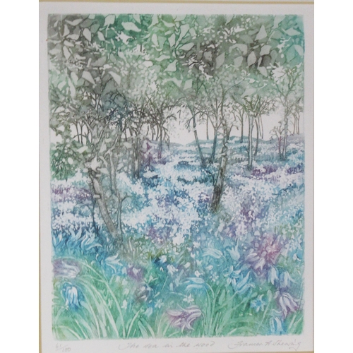 130 - A watercolour by Michael Crawley, together with a limited edition print