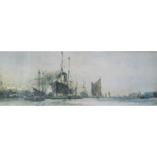 157 - A Charles Dixon print, 10ins x 30ins