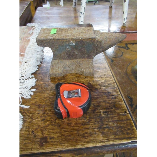 226 - A miniature anvil , width 8ins, height 4ins