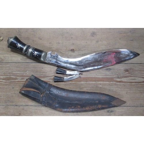 237 - A kukri knife, with scabbard