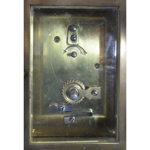 241 - A brass carriage clock