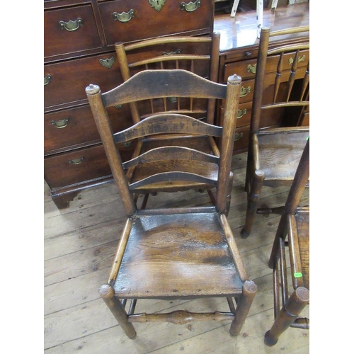 32 - A set of antique Clisset style chairs