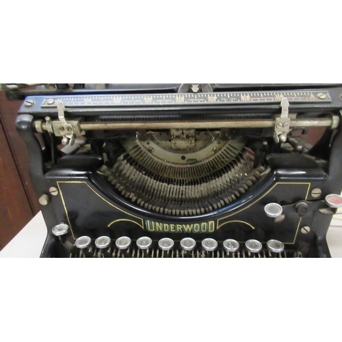 339 - An Underwood typewriter