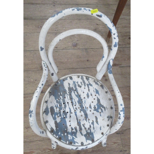 71 - A bentwood painted child's chair