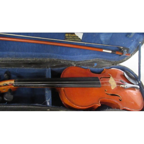 365 - Six cased violins