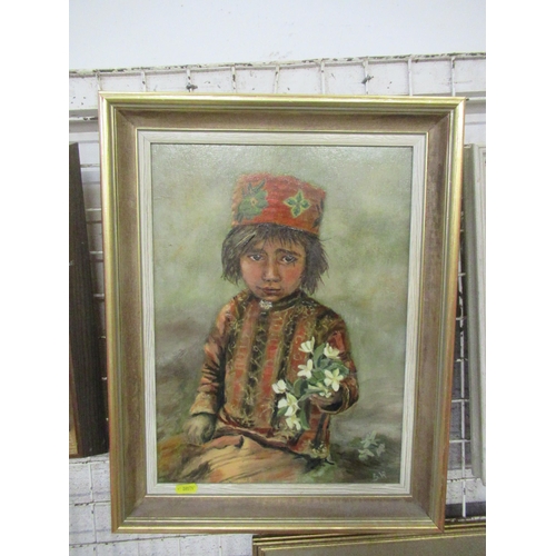 Beryl Venmore-Rowland, six oil on boards, two studies of dolls, two ...