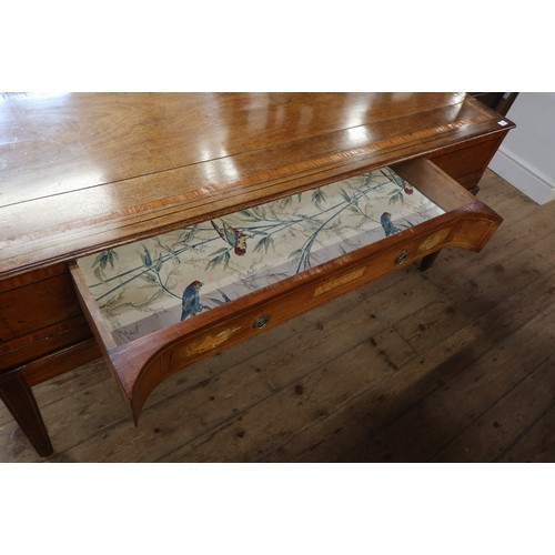 5 - A converted 19th century piano, now a desk, width 68ins, depth 26ins, height 30ins