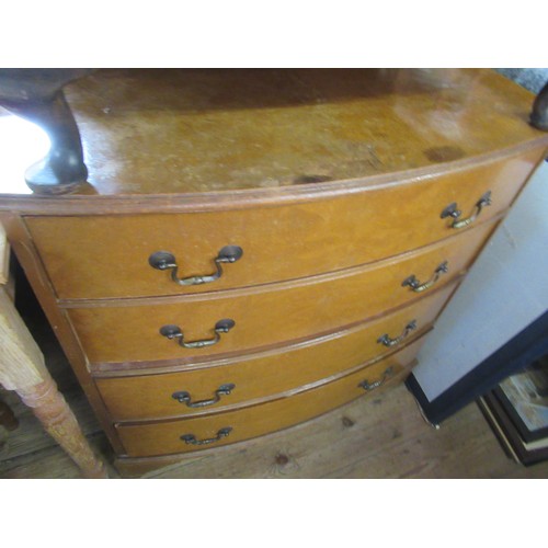31 - Two bow fronted chest of drawers