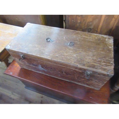 35 - A blanket box together with another box