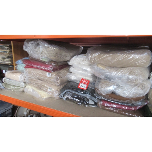 524 - A collection of linen, blankets etc, together with a box of assorted items