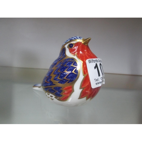 103 - Crown derby bird paperweight