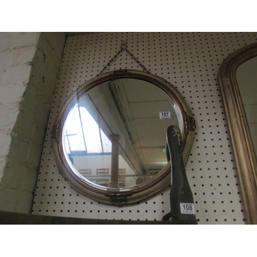 107 - Gilt framed mirror