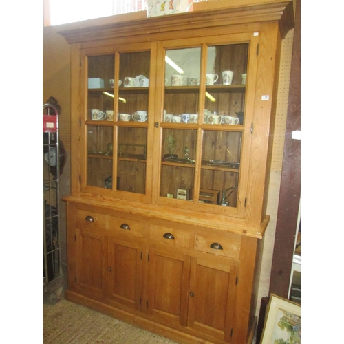 136 - Large pine dresser